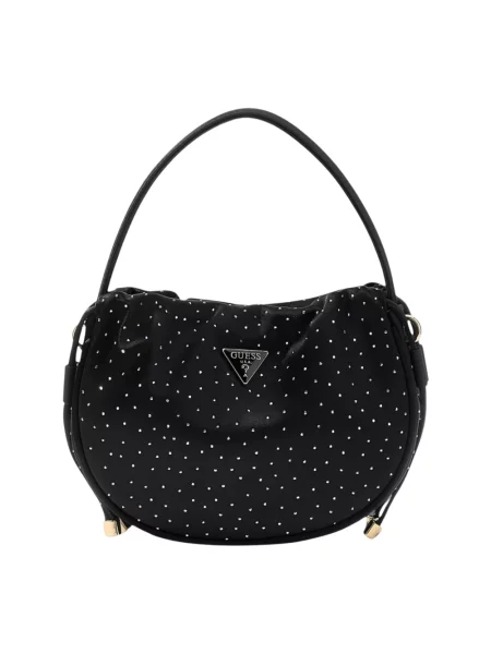 Mała mały kryształ górski torebka Guess czarna