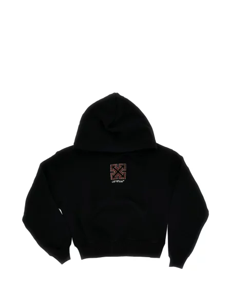 Dětska mikina s kapucí Off-white bílá