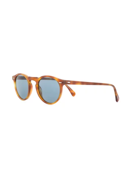 Okulary przeciwsłoneczne Oliver Peoples brązowe