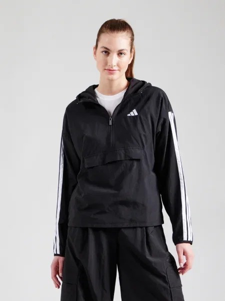 ADIDAS SPORTSWEAR Športna jakna / bela črna