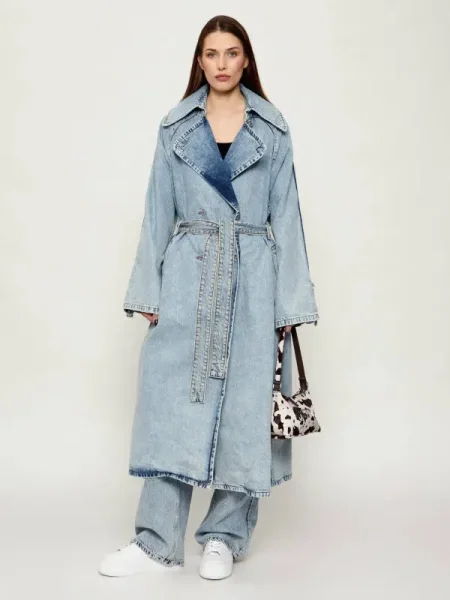 Hugo Blue Denim palton albastru