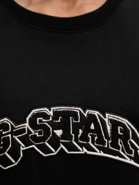 Футболка G-Star з аплікацією чорний
