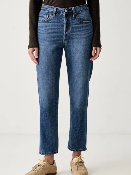 Levi's blugi pentru femei CROP albastru