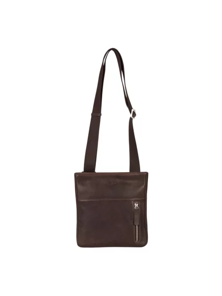 Torba crossbody Howard London skórzana brązowa