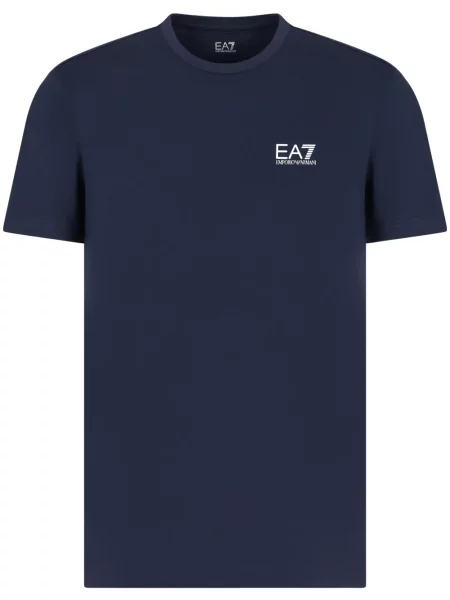 Tricou Ea7 Emporio Armani cu imagine albastru