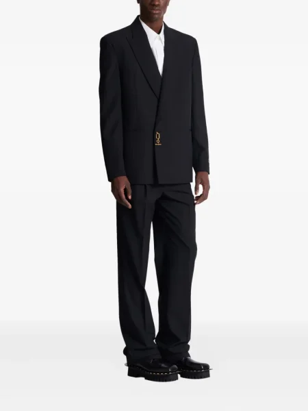 Sacou Balmain de lână negru