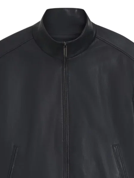 Geanta de piele Boss albastru