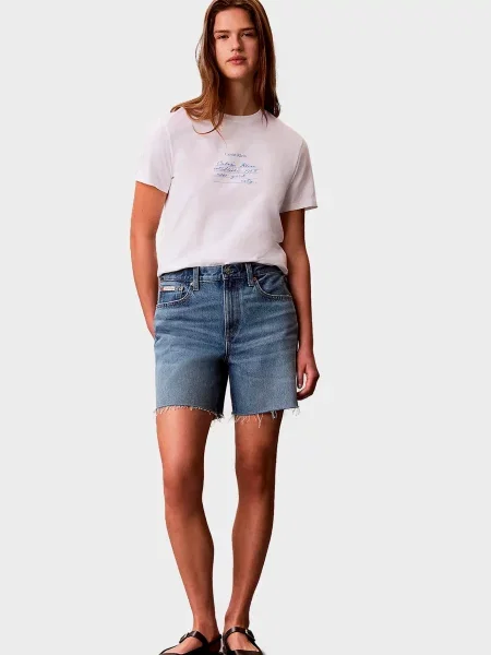 Класична футболка Calvin Klein Jeans біла
