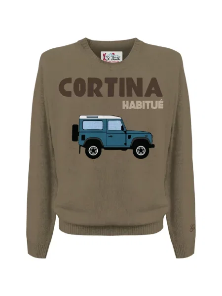Pulover Mc2 Saint Barth cu decolteu rotund