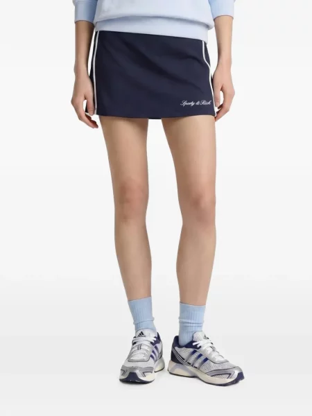 Ριγέ φούστα Sporty & Rich με σχέδιο μπλε