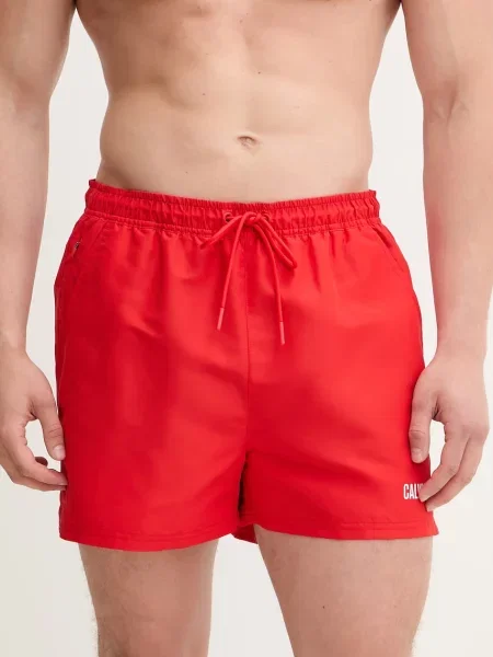 Calvin Klein kopalne kratke hlače rdeča