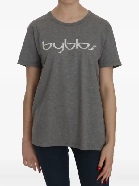 Tricou Byblos cu imagine gri
