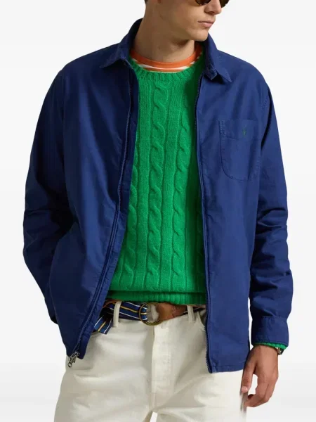 Șapcă Polo Ralph Lauren cu broderie din țesătură twill în carouri albastru