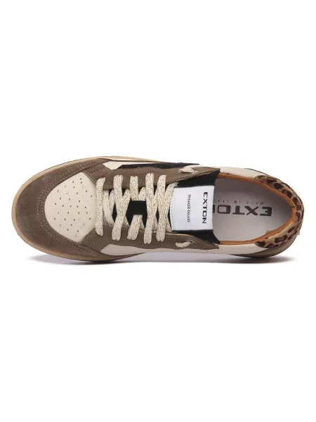 Pantofi Exton alb