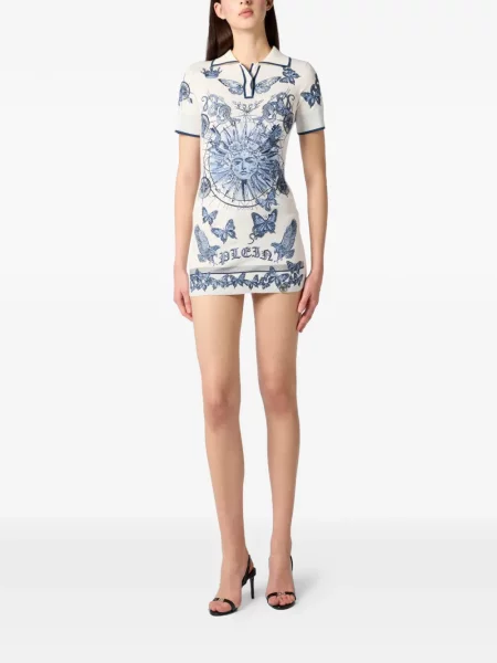 Rochie mini Philipp Plein cu broderie