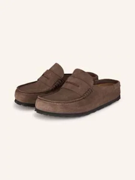 Birkenstock Mules Naples Wrapped tmavě šedá