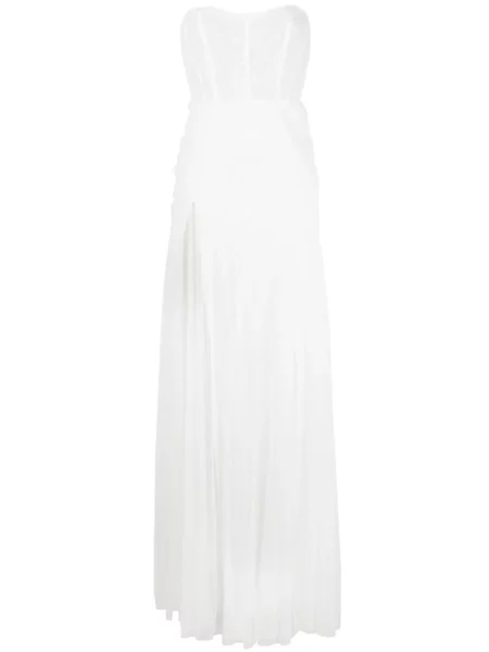 Rochie maxi Ana Radu drapată de costum alb