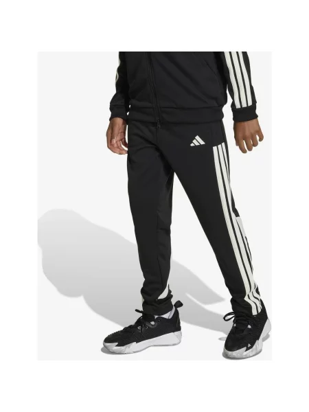 Spodnie długie adidas House Of Tiro czarny czysty junior biały