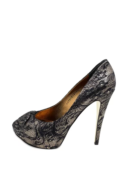 Pantofi cu toc Gina cu platformă negru