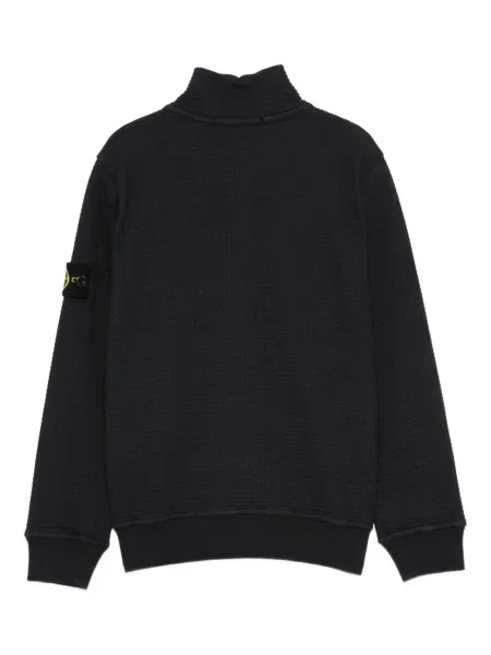 Dětska mikina na zip Stone Island modrá