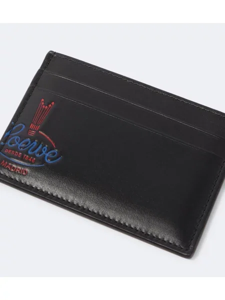 Portofel Loewe din piele negru