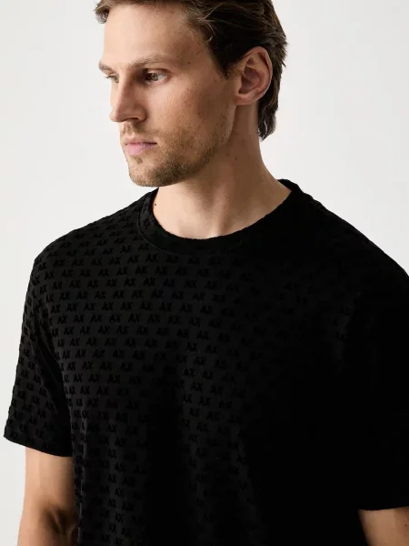 Armani Exchange férfi póló fekete