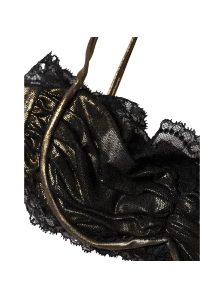 Biustonosz balkonetka Dolce And Gabbana czarna