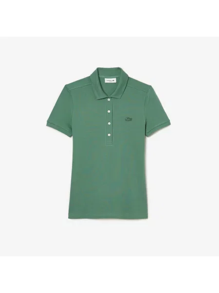 Поло Lacoste зеленое
