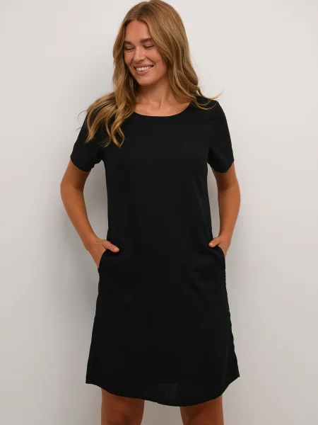 Kaffe Rochie Milia' negru