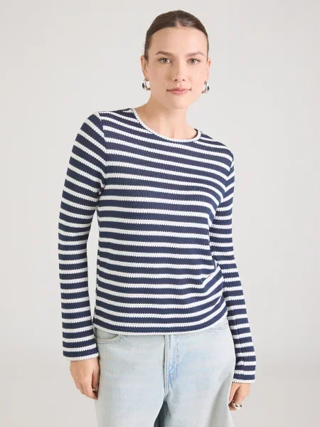ONLY Tricou bleumarin alb