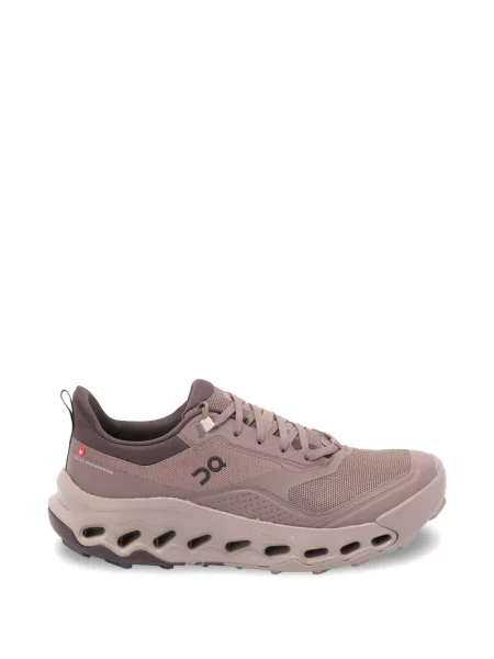 Sneakerși On cu șireturi din dantelă gri