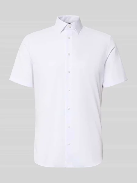 Koszula o kroju slim fit biznes z kołnierzykiem typu kent Jake*s biały