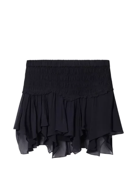 Fustă Marant Etoile cu volane negru