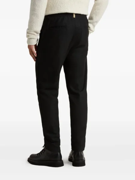 Pantaloni Woolrich plisate albastru