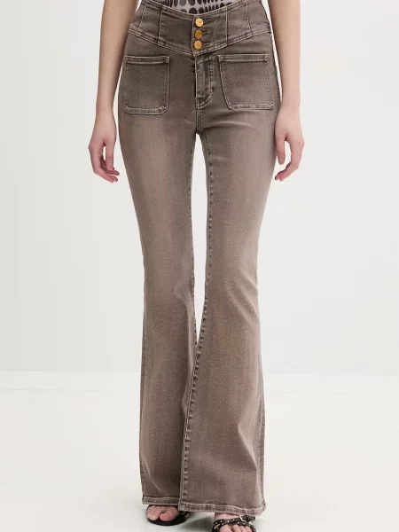 Miss Sixty Jeansy flare brązowe