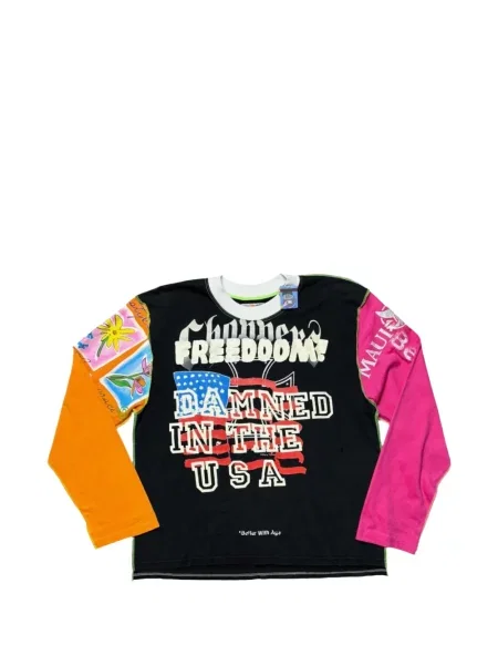 Lung tricou Better With Age cu imagine negru