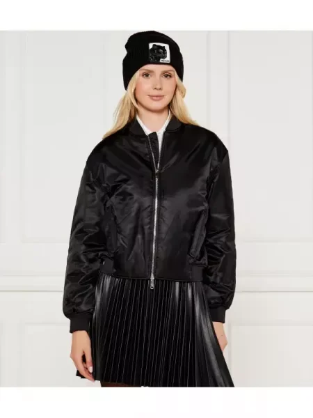 CALVIN KLEIN JEANS Bomber dzseki fekete