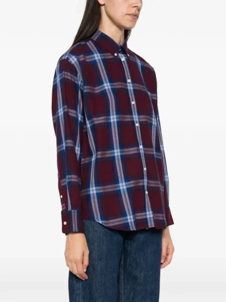 Kockás flanel ing Gant piros