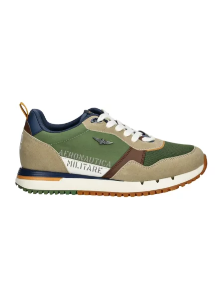 Sneakersy Aeronautica Militare skórzane