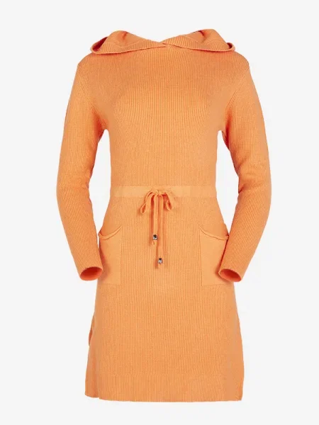 Rochie Resti cu glugă de costum portocaliu