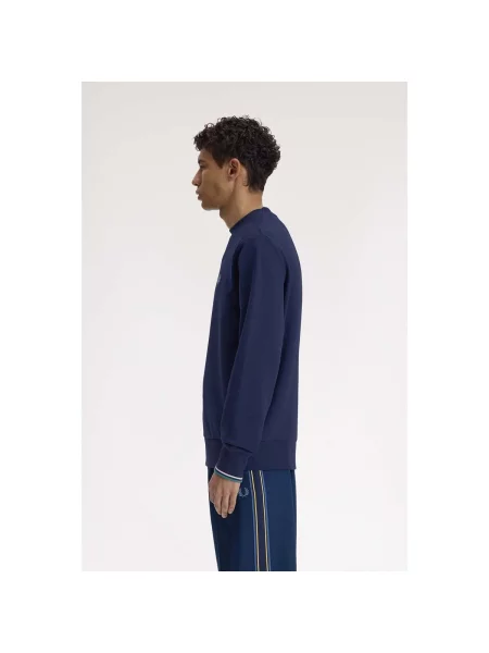 Geacă Fred Perry cu decolteu rotund albastru