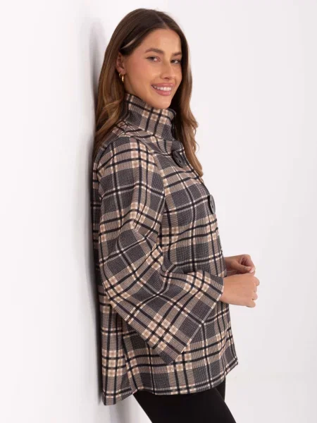 Palton Italy Moda negru