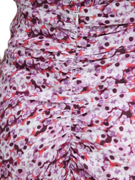 Fustă Iro cu model floral violet