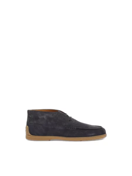 Botki Tod's zamszowe niebieskie