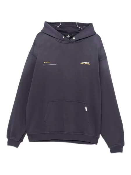 Hoodie Represent με κέντημα μπλε