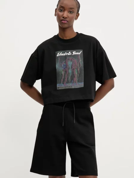 Kratka majica HUGO črna