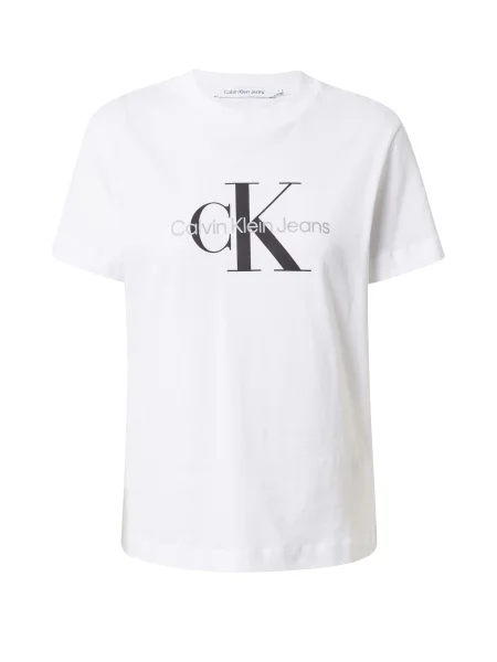 Calvin Klein Jeans T-shirt Regular Fit bijela