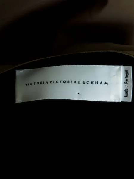 Копринена костюм рокля Victoria Victoria Beckham зелено