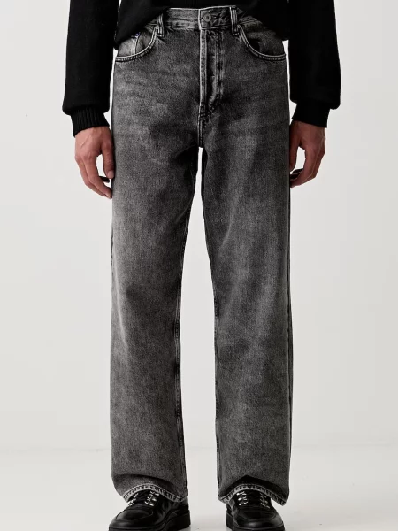Karl Lagerfeld Jeans blugi relaxed fit pentru bărbați gri