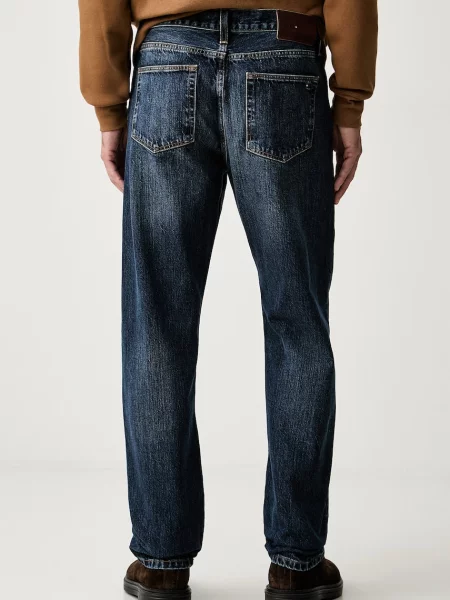 Tommy Hilfiger jeansy straight granatowe